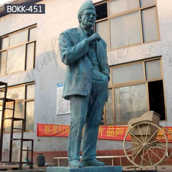 Custom Made Large Outdoor Bronze Man Statue for Customer Suppliers BOKK-451