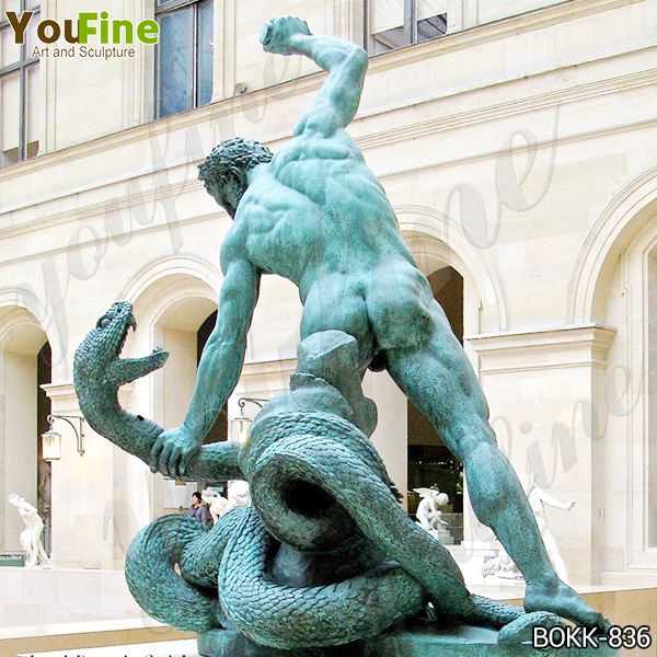 Famous Bronze Hercules Fighting Achelous Statue Replica