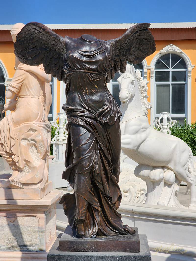 Famous Life Size Marble Winged Victory of Samothrace Statue for Sale MOKK-634 (