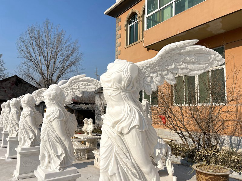 Famous Life Size Marble Winged Victory of Samothrace Statue for Sale MOKK-634 (