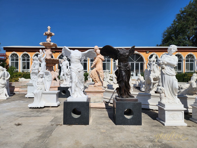 Famous Life Size Marble Winged Victory of Samothrace Statue for Sale MOKK-634 (
