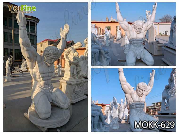 Famous Marble Atlas Man Statue