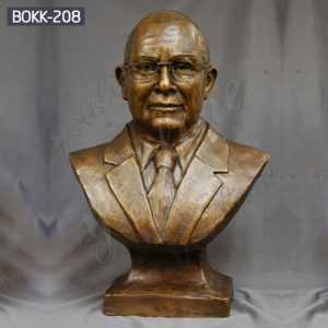 High Quality Custom Bronze Bust Man Sculpture for Sale