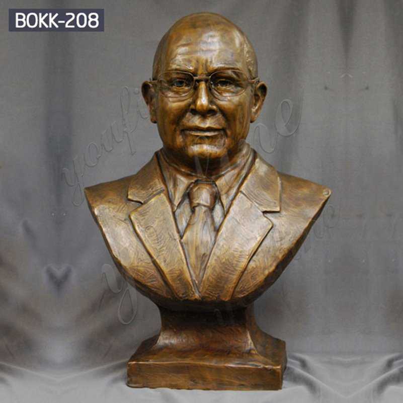 High Quality Custom Bronze Bust Man Sculpture for Sale BOKK-208