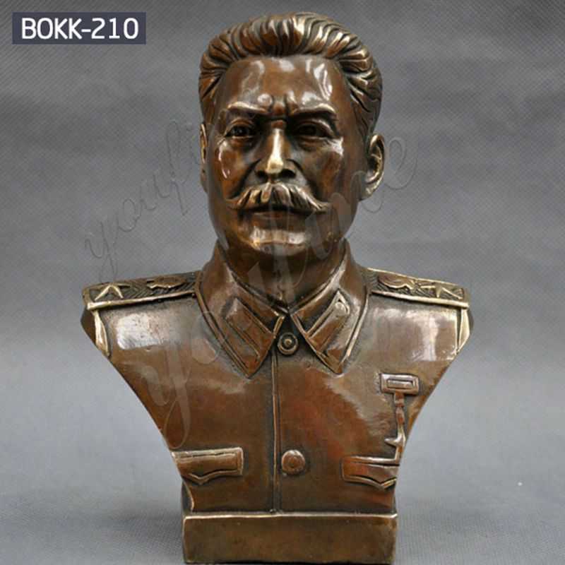 Famous Russian Leader Joseph Stalin Bust Bronze Statue for Sale BOKK-210