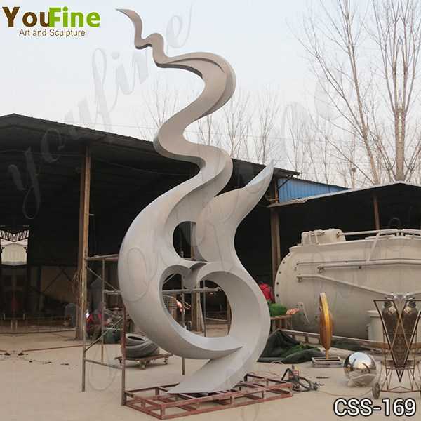 Large Abstract Stainless Steel Outdoor Sculpture Manufacturer