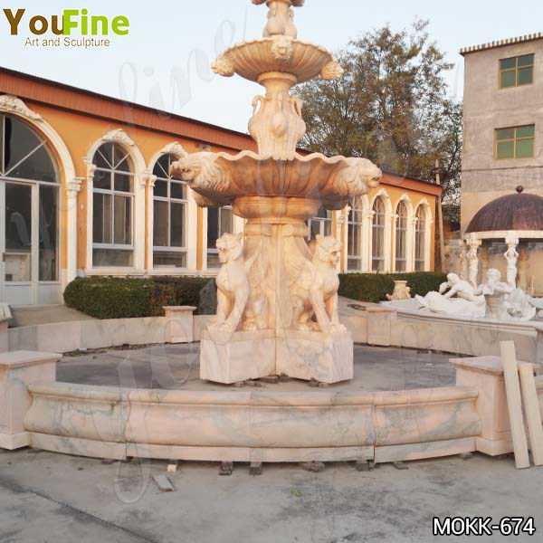 Large Animal Marble Water Fountain for Garden Decor Suppliers