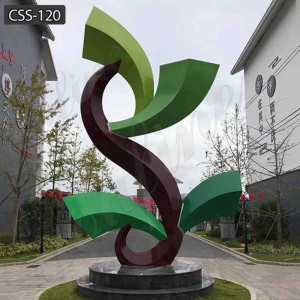 Large Outdoor Abstract Stainless Steel Garden Sculpture for Sale