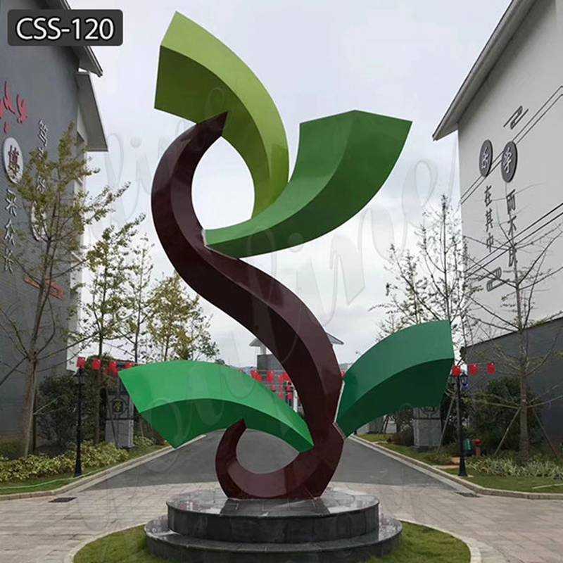 Large Outdoor Abstract Stainless Steel Garden Sculpture for Sale CSS-120