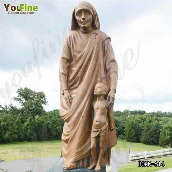 Life Size Catholic Bronze Mother Teresa Statue for Church Decoration Online BOKK-614