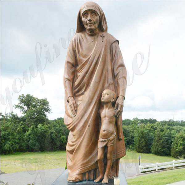 Life Size Catholic Bronze Statue