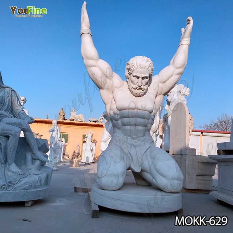 Famous Life Size Marble Atlas Man Statue Suppliers MOKK-629-You Fine