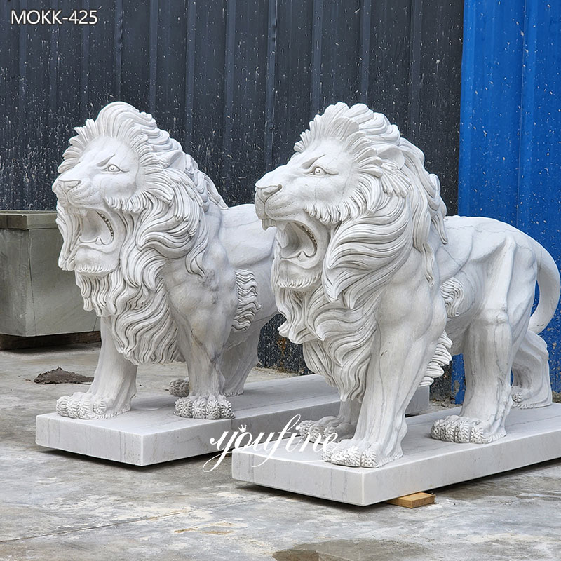 Walking Lion garden Statue