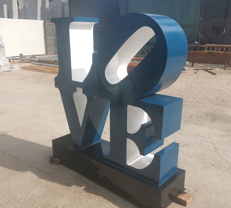 Love Statue Replica Stainless Steel Love Sculpture 