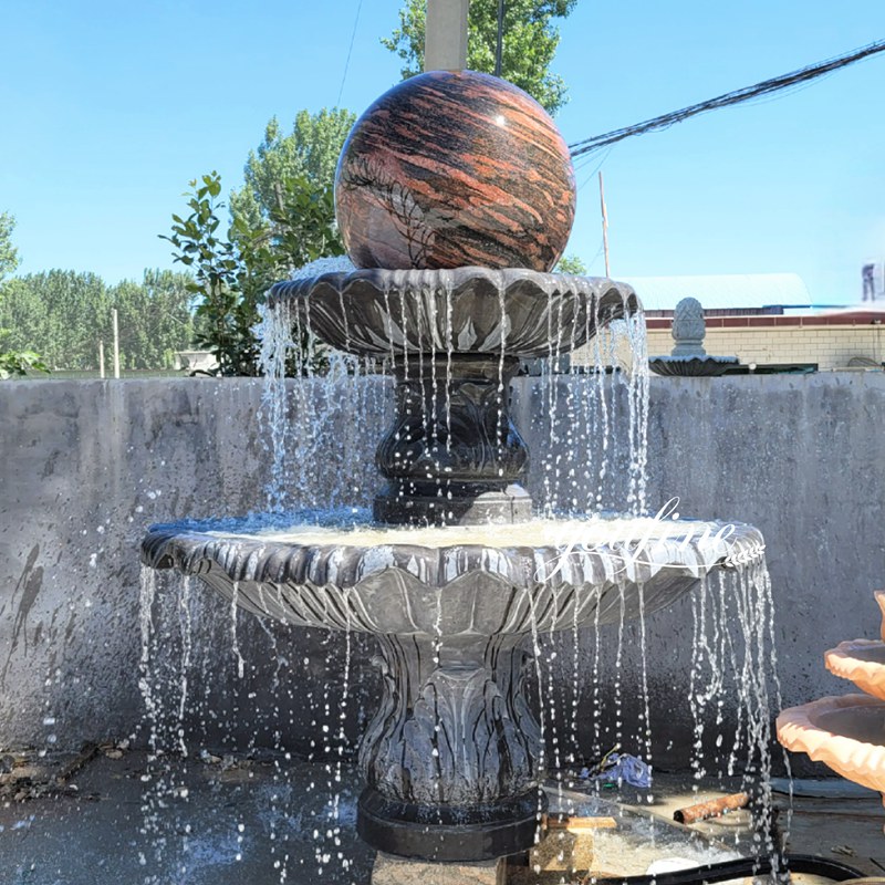 Marble Rolling Ball Fountain