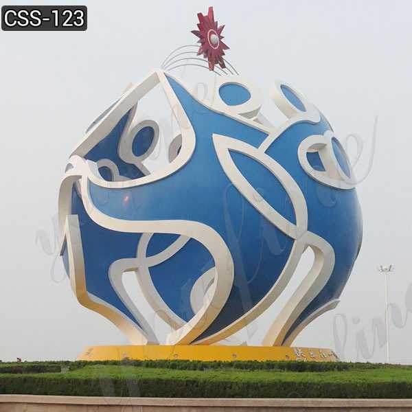 Outdoor Large Modern Stainless Steel Urban Sculpture