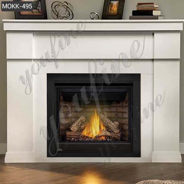 Delicate lines Marble Fireplace Home Indoor Decoration Supplier MOKK-495