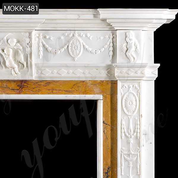 White Marble Georgian Fireplace Mantel