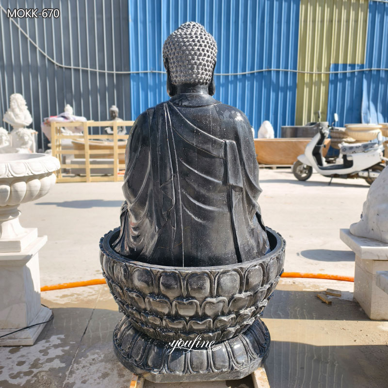 back of Buddha Fountain
