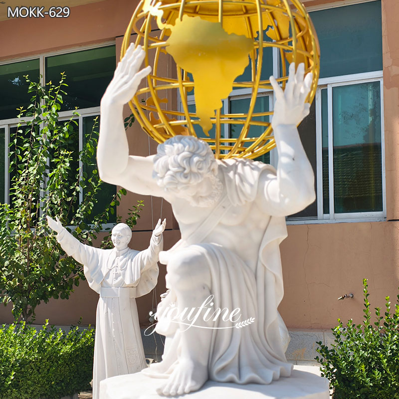 atlas statue holding world