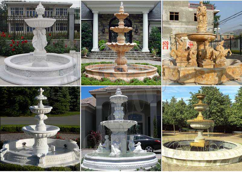 natural stone water fountains