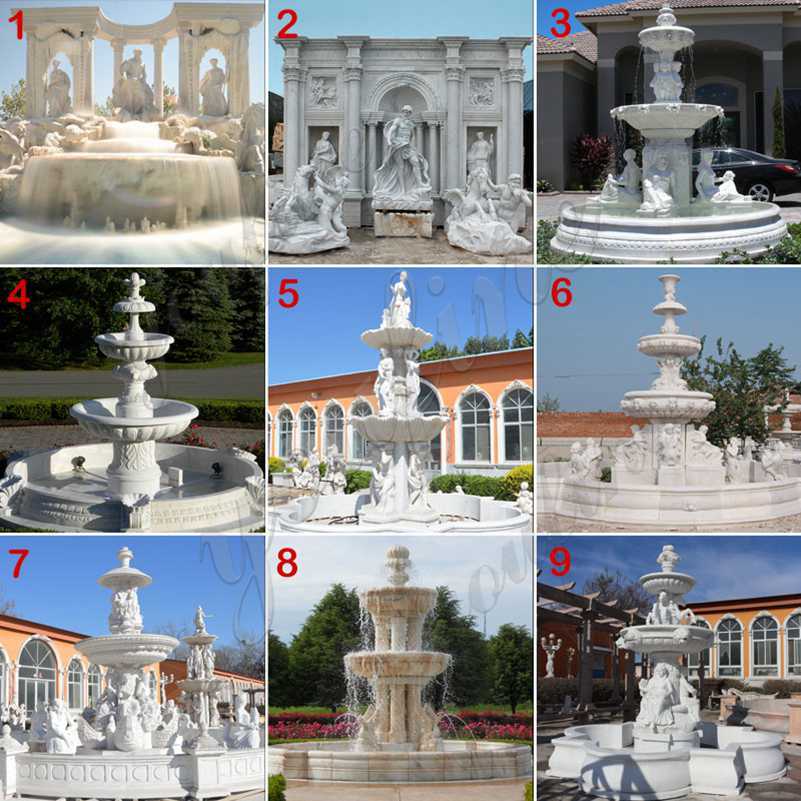 natural stone water fountains