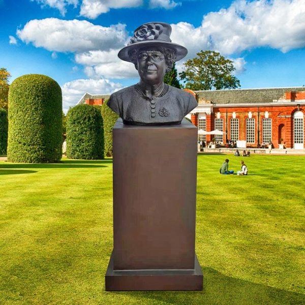 queen-elizabeth-bust-bronze-statue