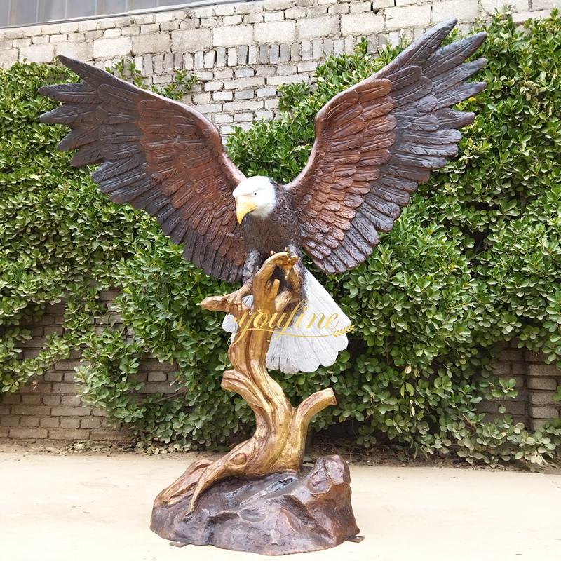 Bronze Eagle Statue for Garden