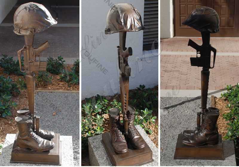 Bronze Fallen Soldier Sculpture