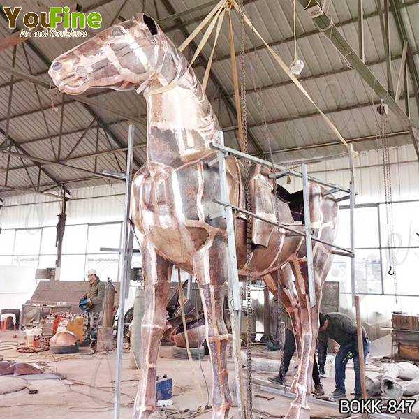 Bronze Horse and Rider Statue Statue Suppliers