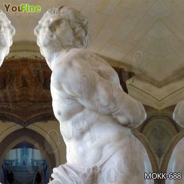 Classic Marble Rebellious Slave Statue Replica
