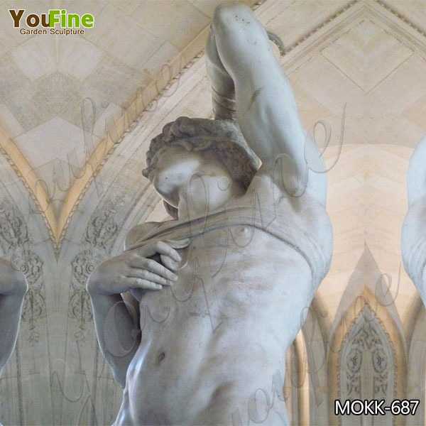 Dying Slave Marble Statue by Michelangelo