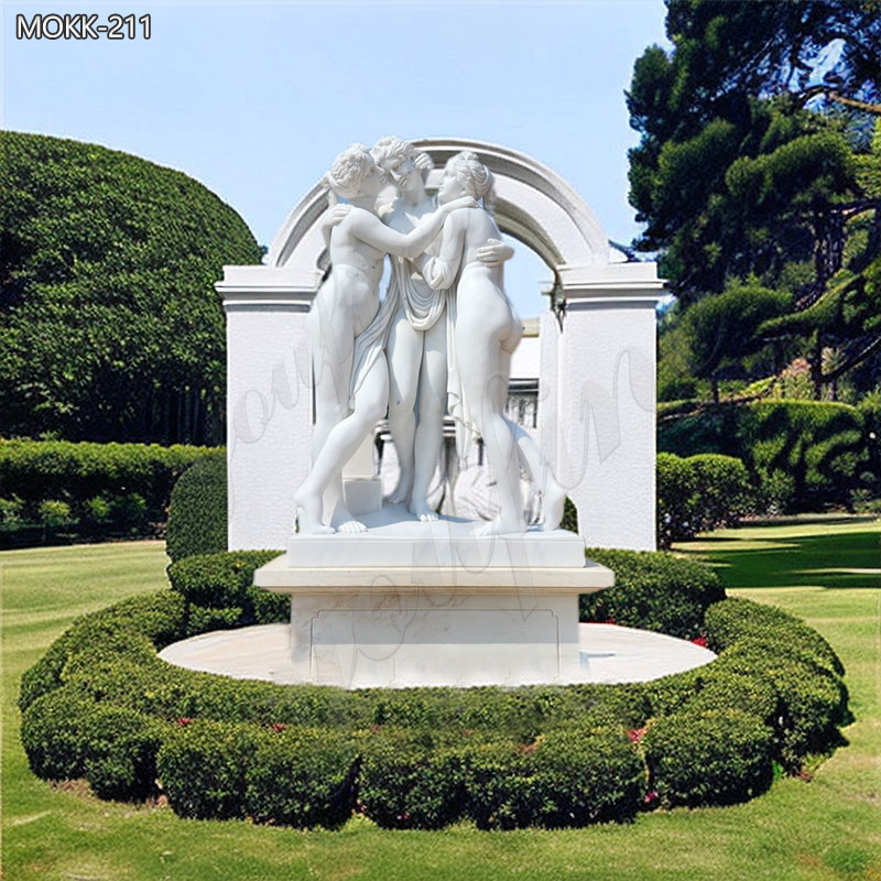 Famous-Art-Life-Size-Marble-the-Three-Graces-Garden-Ornaments-for-Sale-1
