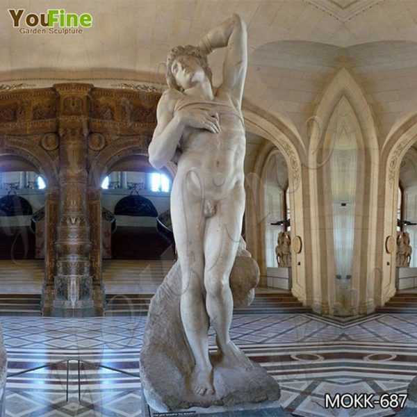 Famous Dying Slave Marble Statue by Michelangelo Replica for Sale MOKK-687