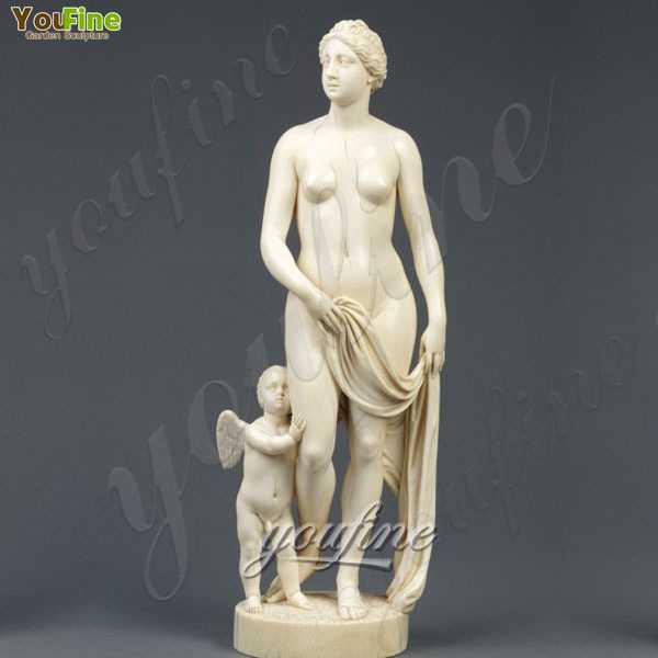 Hot Sale Famous Marble Statue Venus and Cupid Art for Home Decor MOKK-208