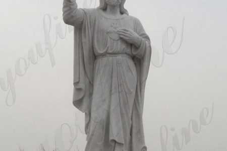Large Catholic Sacred Heart of Jesus Marble Statue for Sale CHS-301