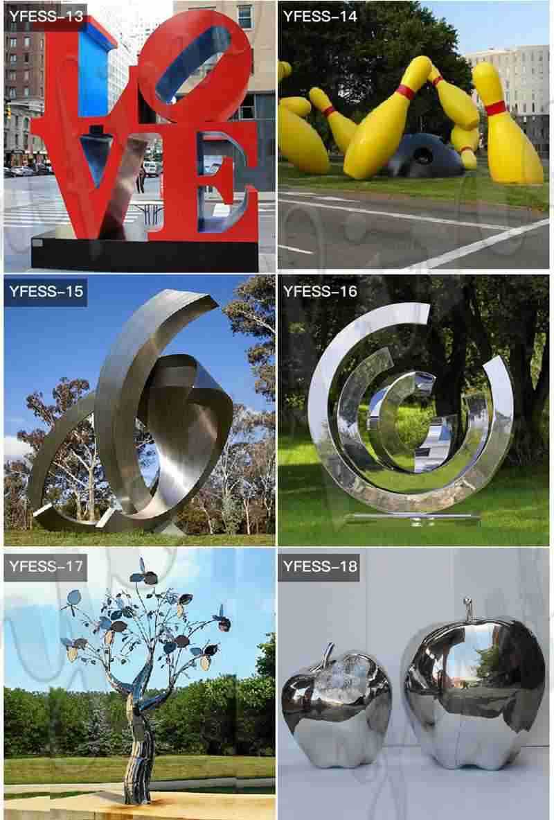 Large-Outdoor-Stainless-Metal-Sculpture-for-Sale