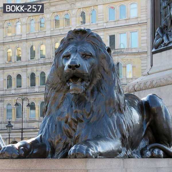 Life Size Antique Bronze Lion Statues Outdoor Suppliers