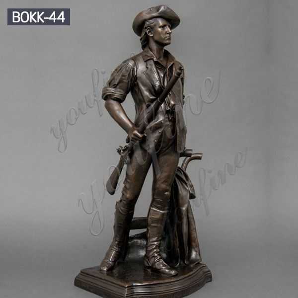 Life Size Outdoor Memorial Casting Bronze Soldier Garden Statue for Sale BOKK-44