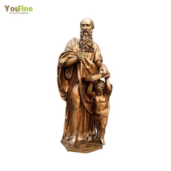 Life Size Religious Casting Bronze Garden Statues4