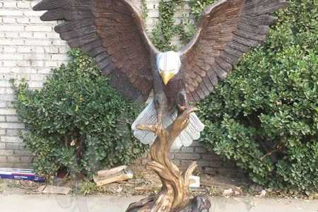 Life Size Solid Bronze Eagle Statue For Garden Decor For Sale Bokk 822 You Fine Sculpture