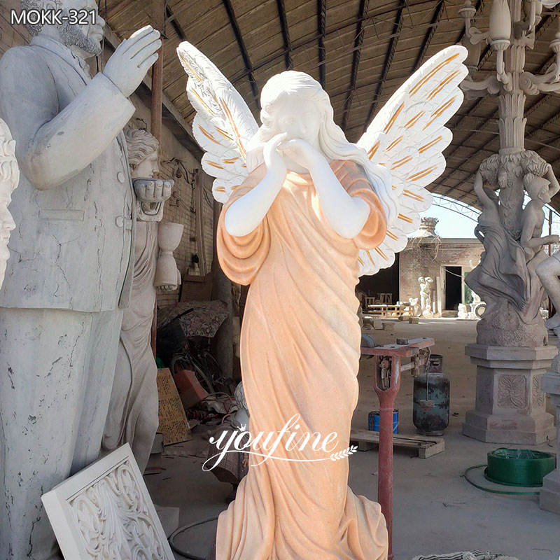 marble Female Angel Statue for Outside