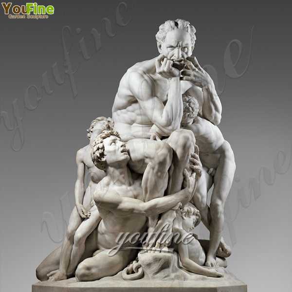 Life size Marble Carving Statue Ugolino and His Sons Statuefor sale MOKK-209