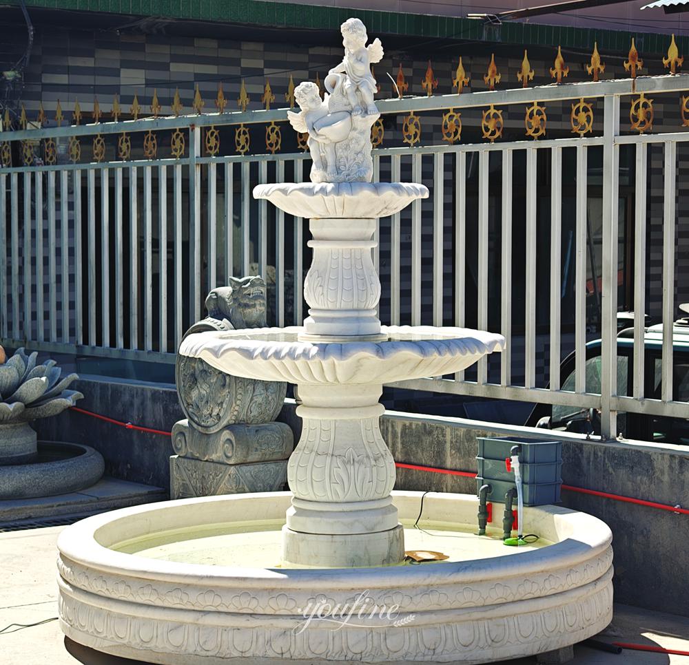 natural Little Angel Sculpture Fountain