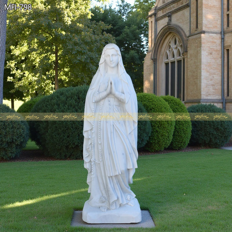 Marble Blessed Mother Statues for Outside CHS-798