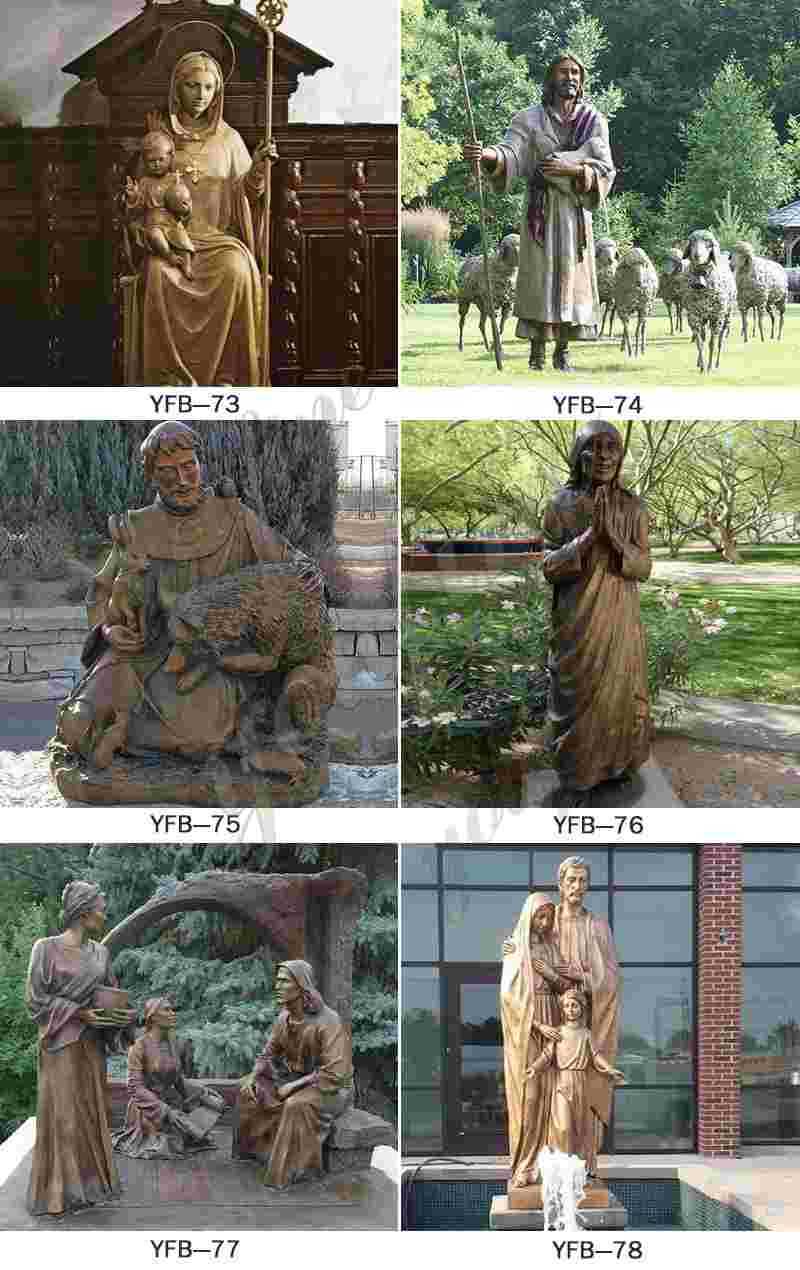 Outdoor Bronze Religious Sculptures