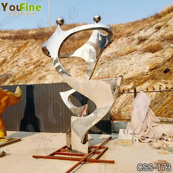 Outdoor High Polished Stainless Steel Metal Sculpture Suppliers