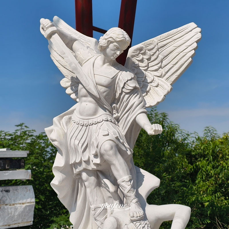 Saint Michael fountain details