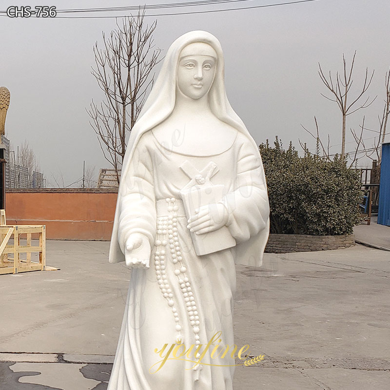 White Marble St Mary MacKillop Statue