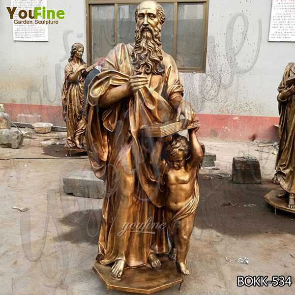 Wholesale Life Size Religious Casting Bronze Garden Statues for Home Decor